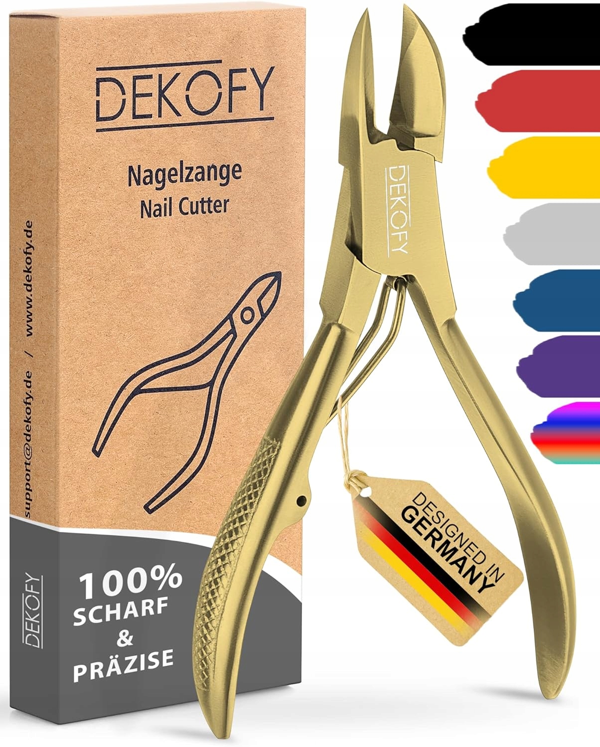 Dekofy Nůžky na silné nehty z oceli 11,5 cm