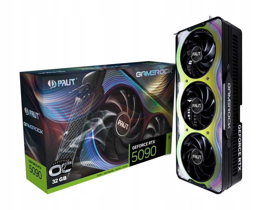 Palit Karta graficzna Rtx 5090 GameRock Oc 32GB GDDR7 512bit 3DP/HDMI