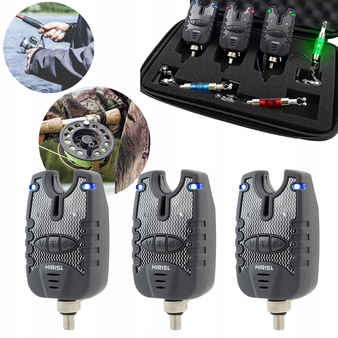 Profesionální Sada Senzorů Na Rybářský Prut, Voděodolný Dálkový Ovladač Kufr