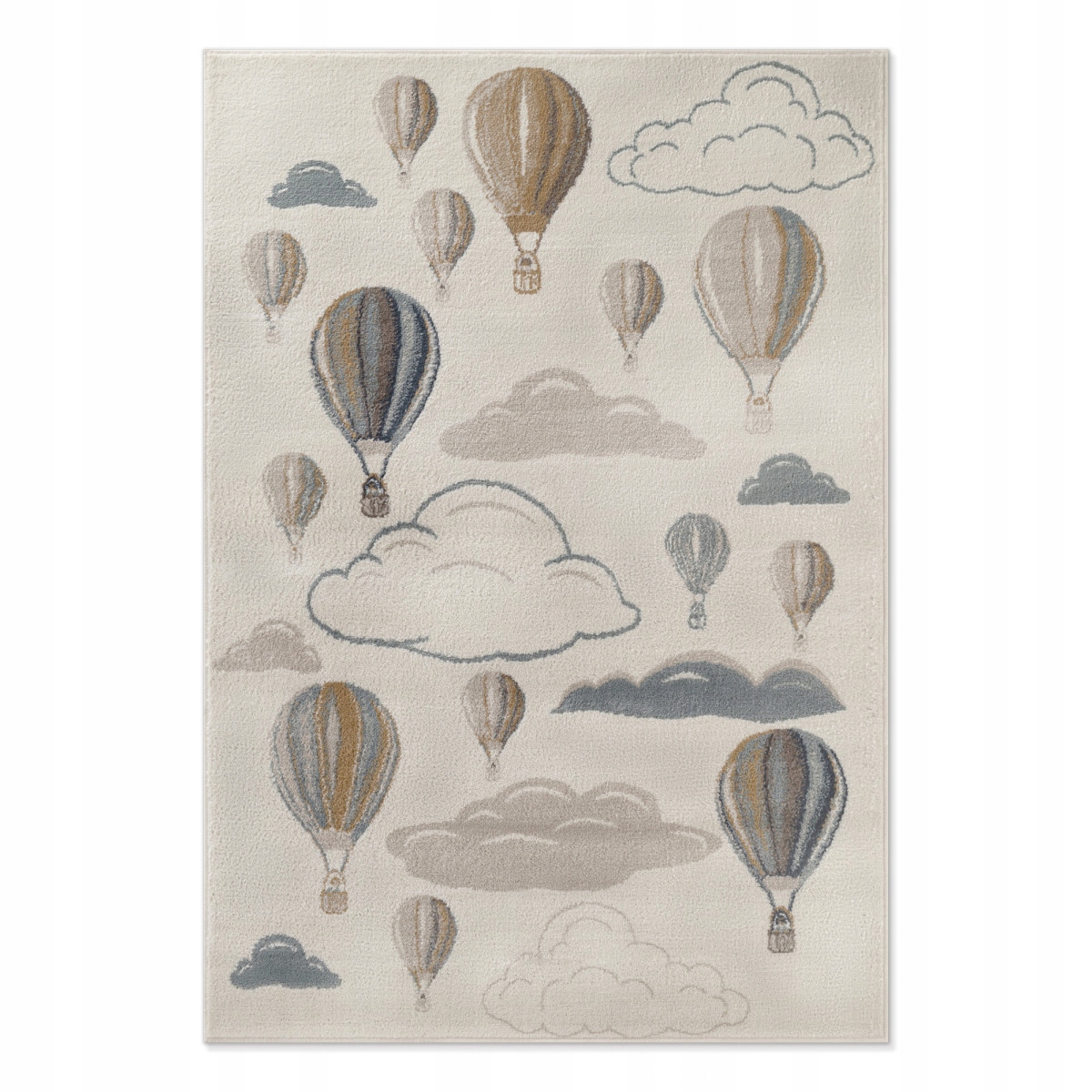 120x170 Detský koberček Adventures 106209 Cream Multicolor