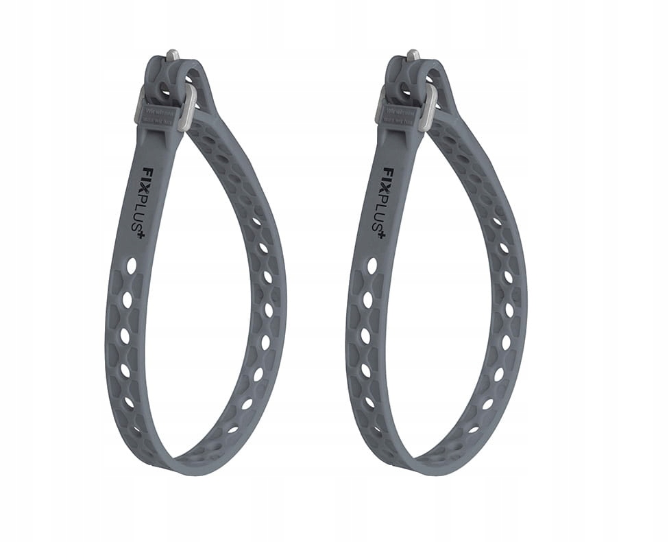 FixPlus 30cm / 1,2cm Pasek mocujący x2 (/: szary)