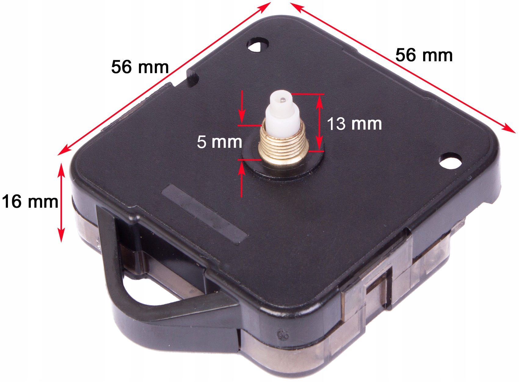 MECHANIZM KWARCOWY DO ZEGARA WIESZAK 5 mm M2188SW