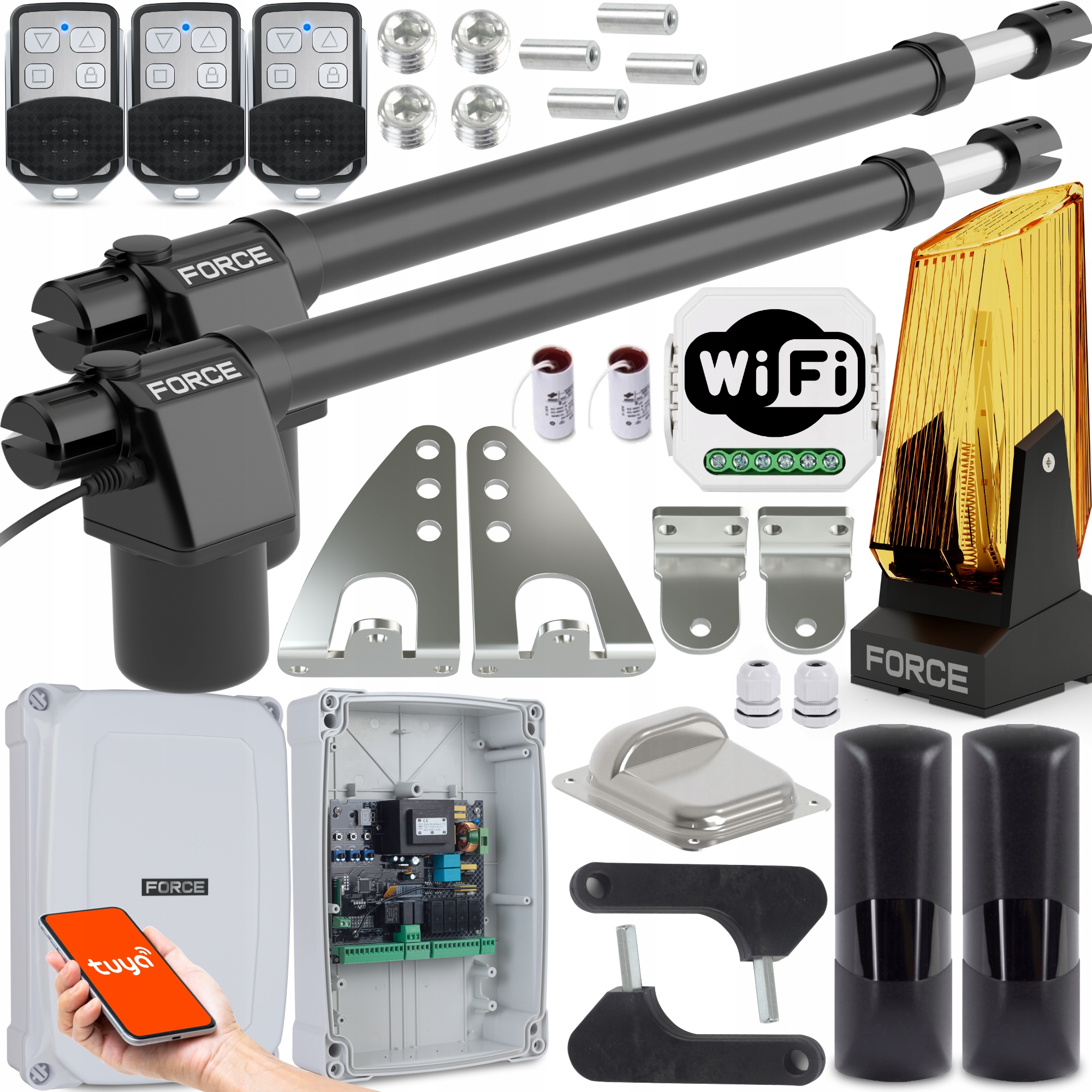 Zestaw Do Bramy Skrzydłowej Force GT600 Long Do 8M 800KG Na Szerokie Słupki