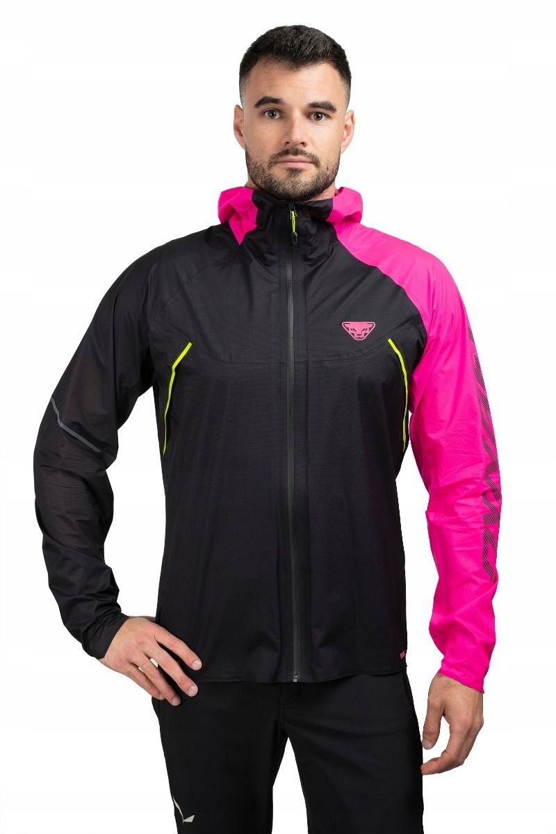 Dynafit Pánská treková bunda Dna 3L růžová/černá