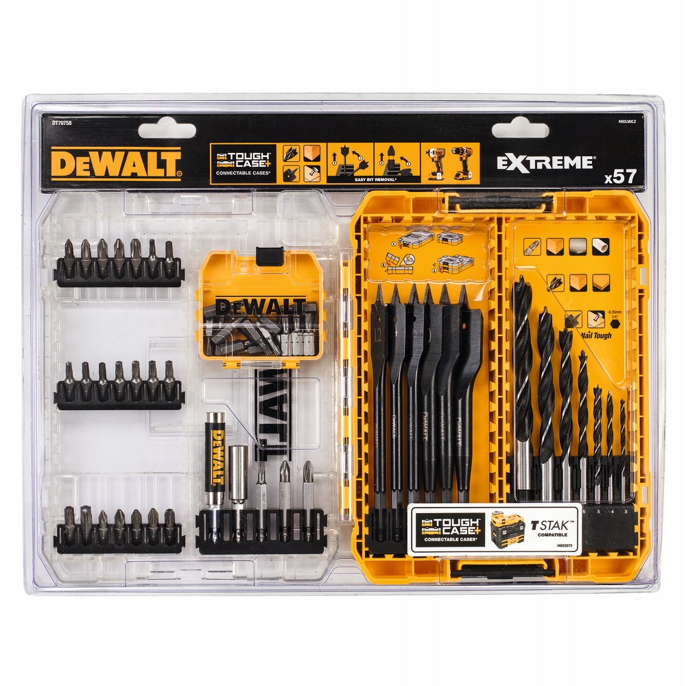 

Dewalt Zestaw Wierteł I Bitów 57 Szt DT70758