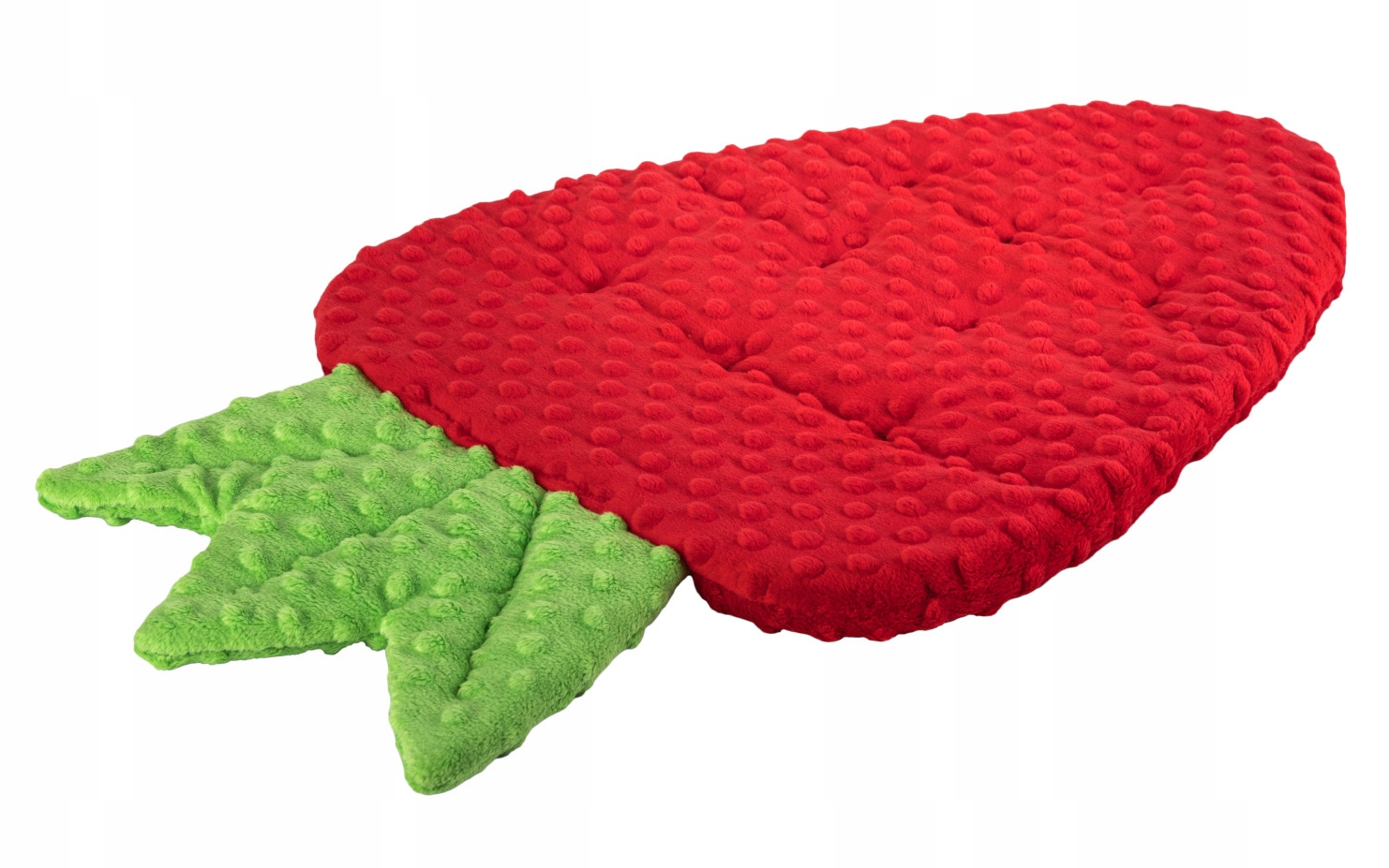 Levně Polštář Pelíšek Tvar Jahoda Podložka Pro Hlodavce Králíka Měkký Dům