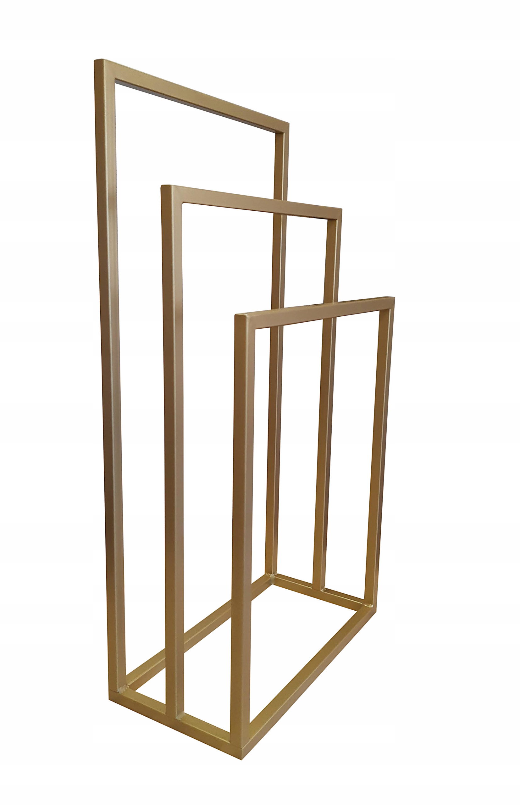 Stojak na ręczniki wieszak złoty LOFT 20mm