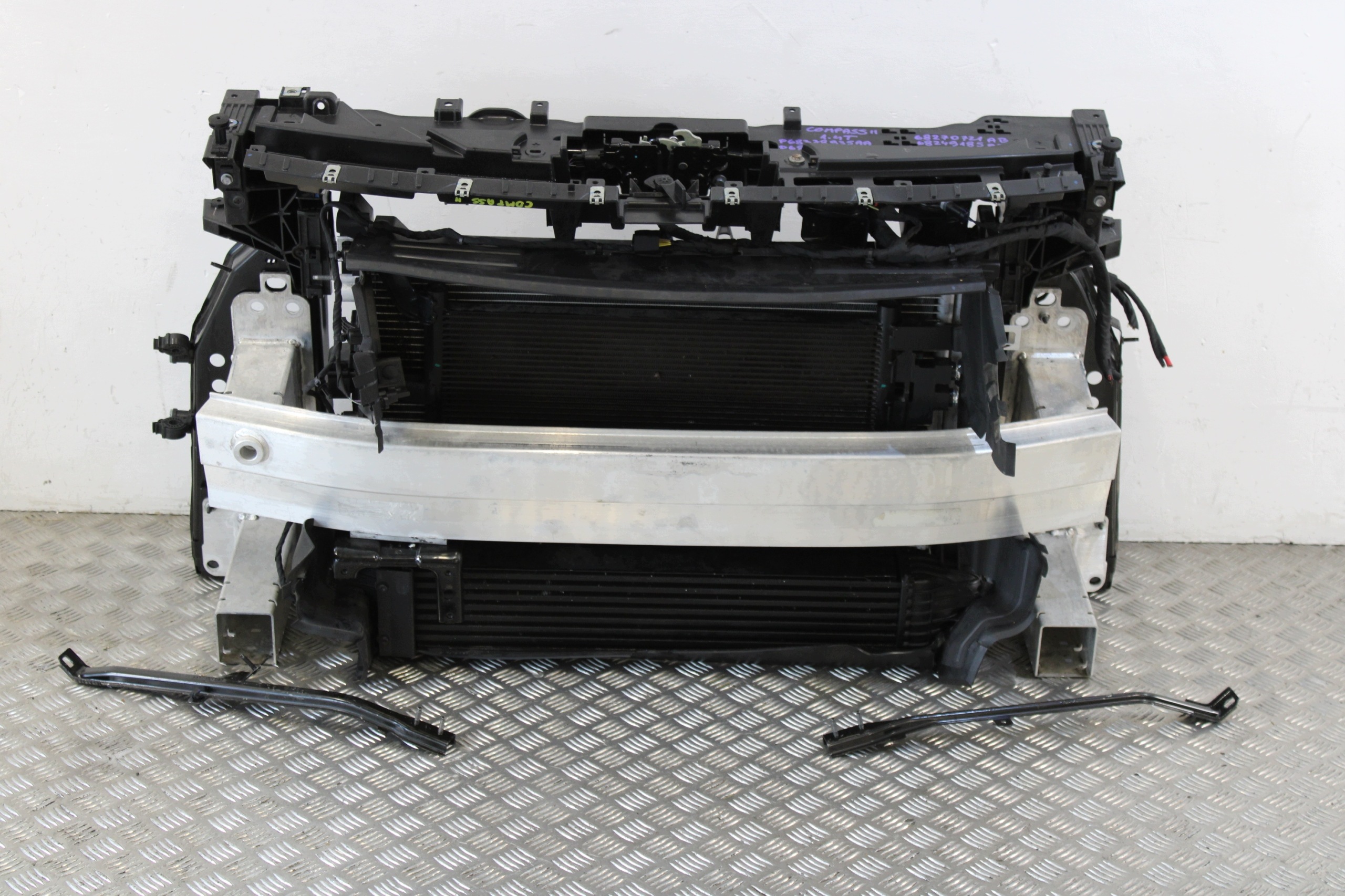 support panel for radiators front radiator pillar JEEP COMPASS II 2 1.4T