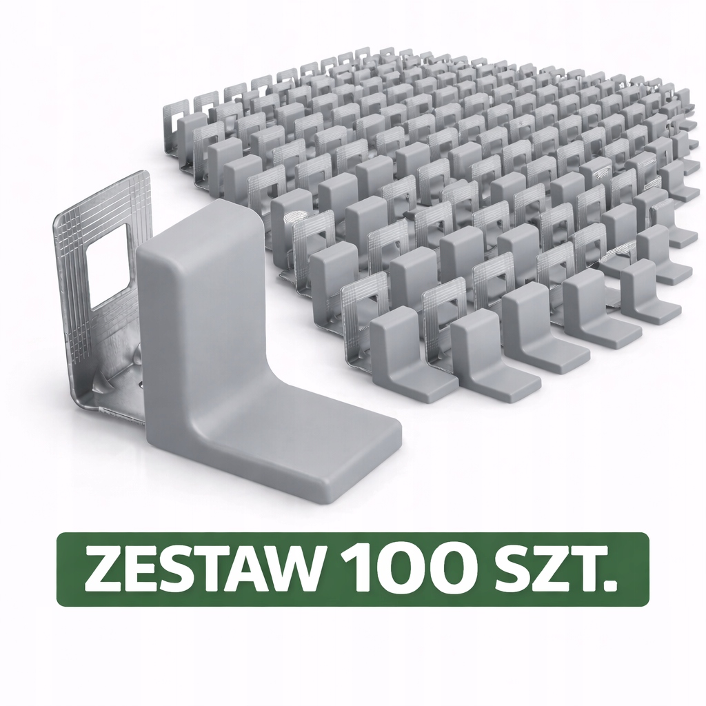 Nábytkový Závěs Pro Skříňky Slovenská Nastavitelná šedá Atm Komplet 100 Kusů