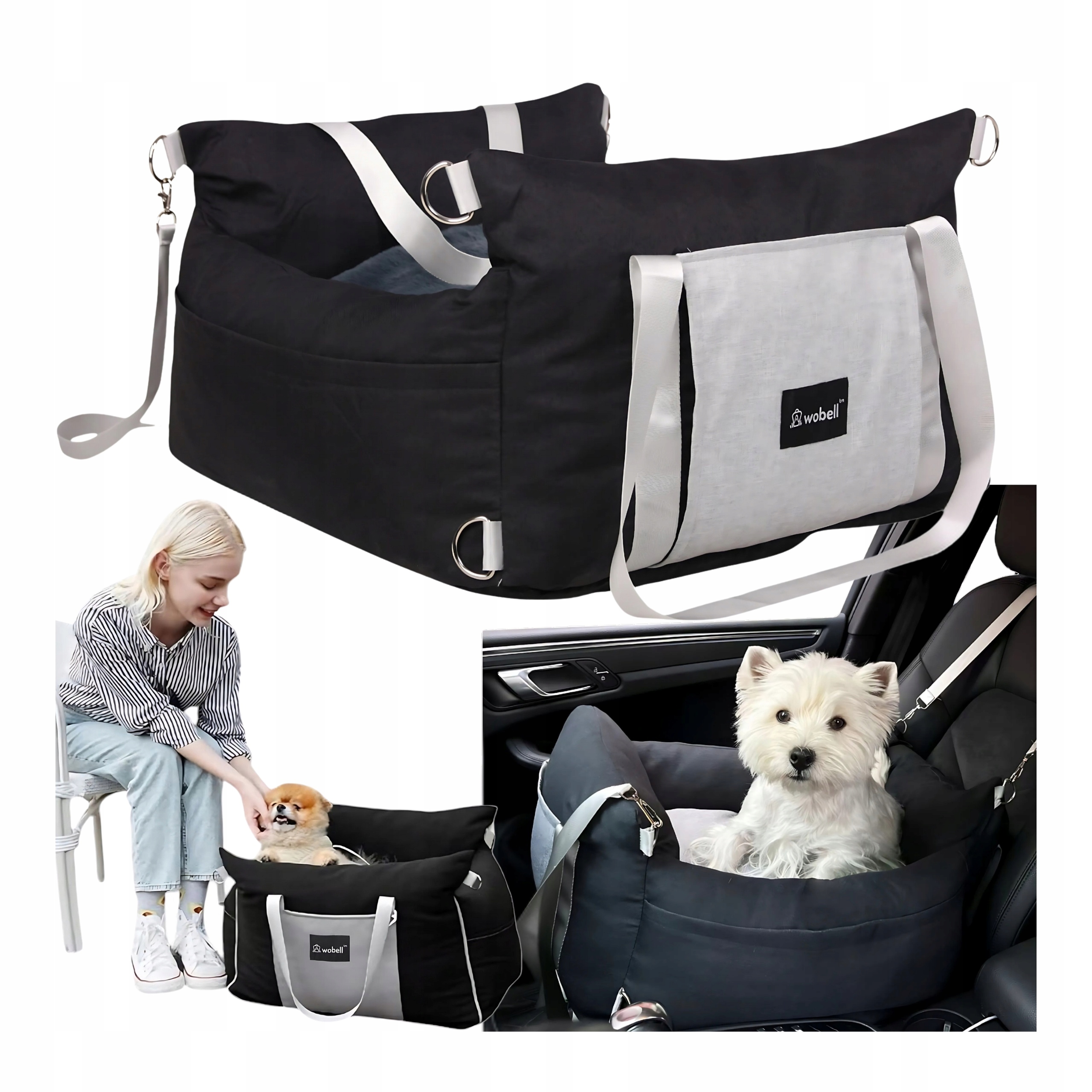 Levně Autosedačka pro Psa Přepravka Kočka Auto do auta Auta na sedadlo