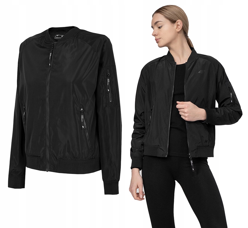 Dámská městská bunda 4F casual bez kapuce KUDC004 bomber Xs