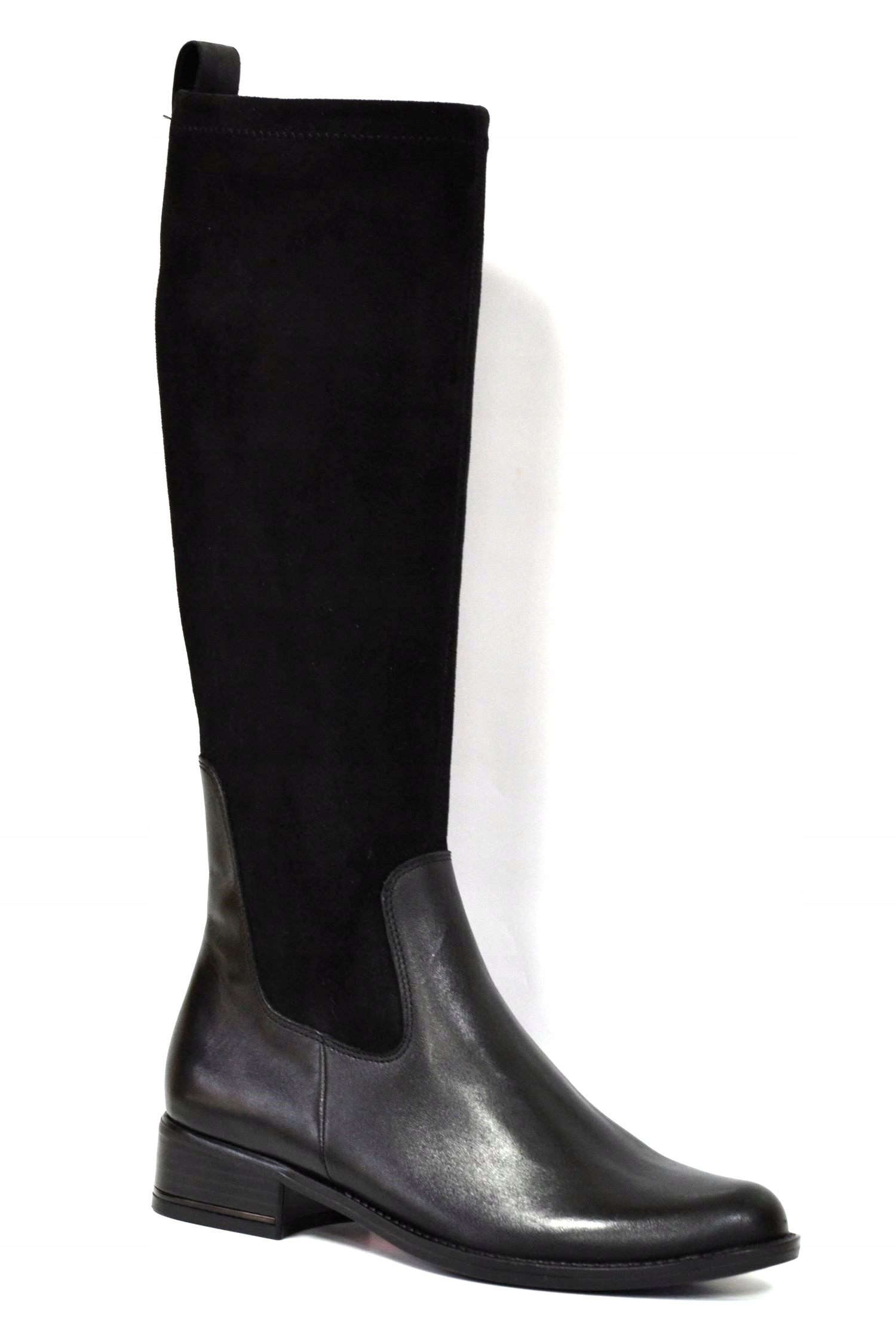 Caprice 25514-41 Kozačky Černá Kůže/stretch Vel. 38