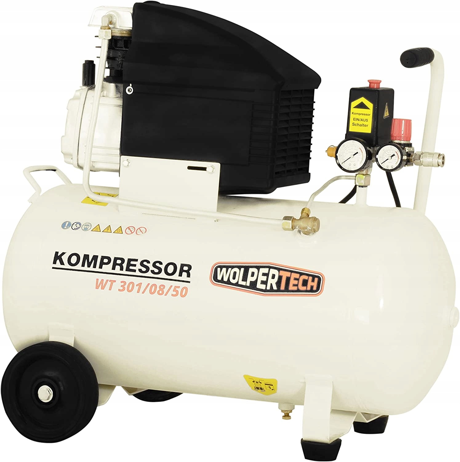 WOLPERTECH WT301 KOMPRESOR SPRĘŻARKA 50L 2KM 8BAR