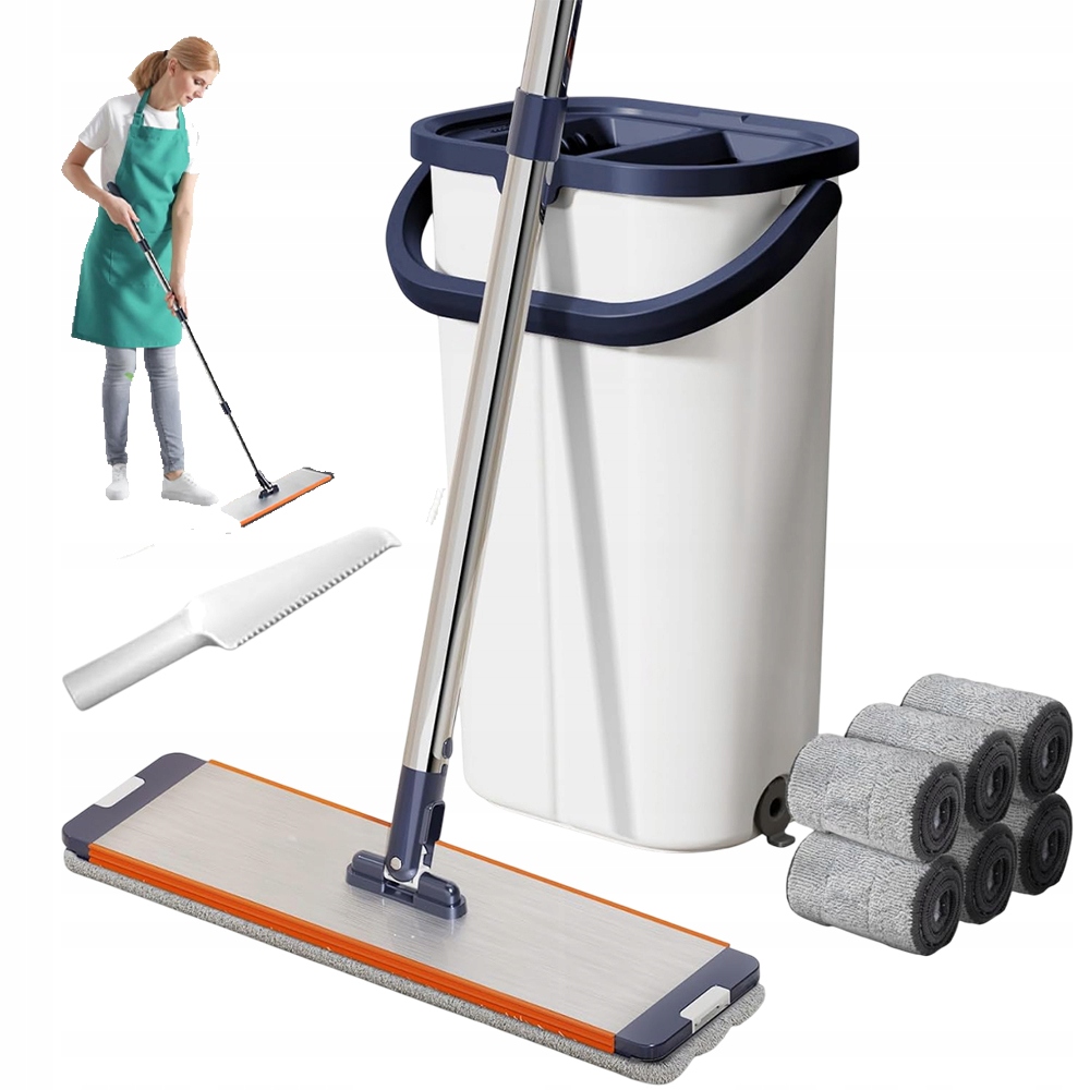 Levně Intense Flat Se Ždímačem A Přesným Plochým Mopem Pro Celý Dům