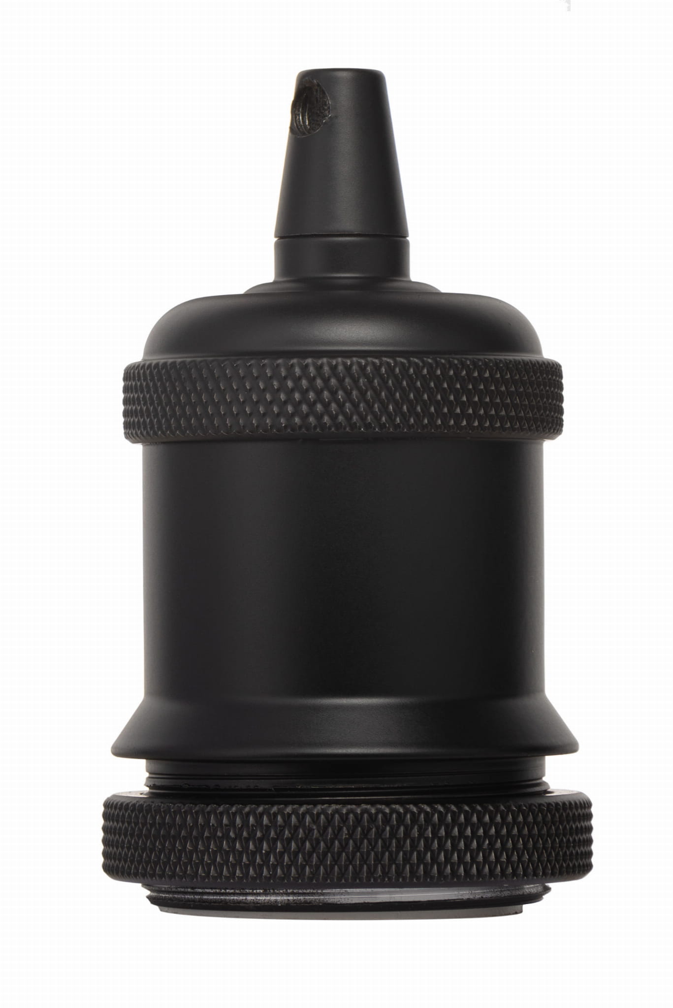

Oprawka dekoracyjna Vintage E27 metalowa black mat