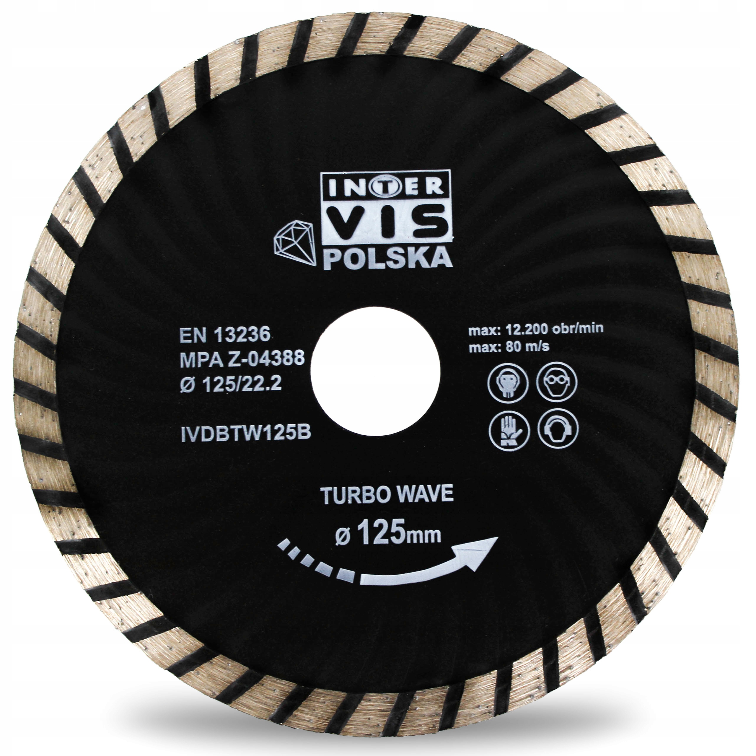 

Tarcza Do Betonu Diamentowa Intervis 125 TurboWave