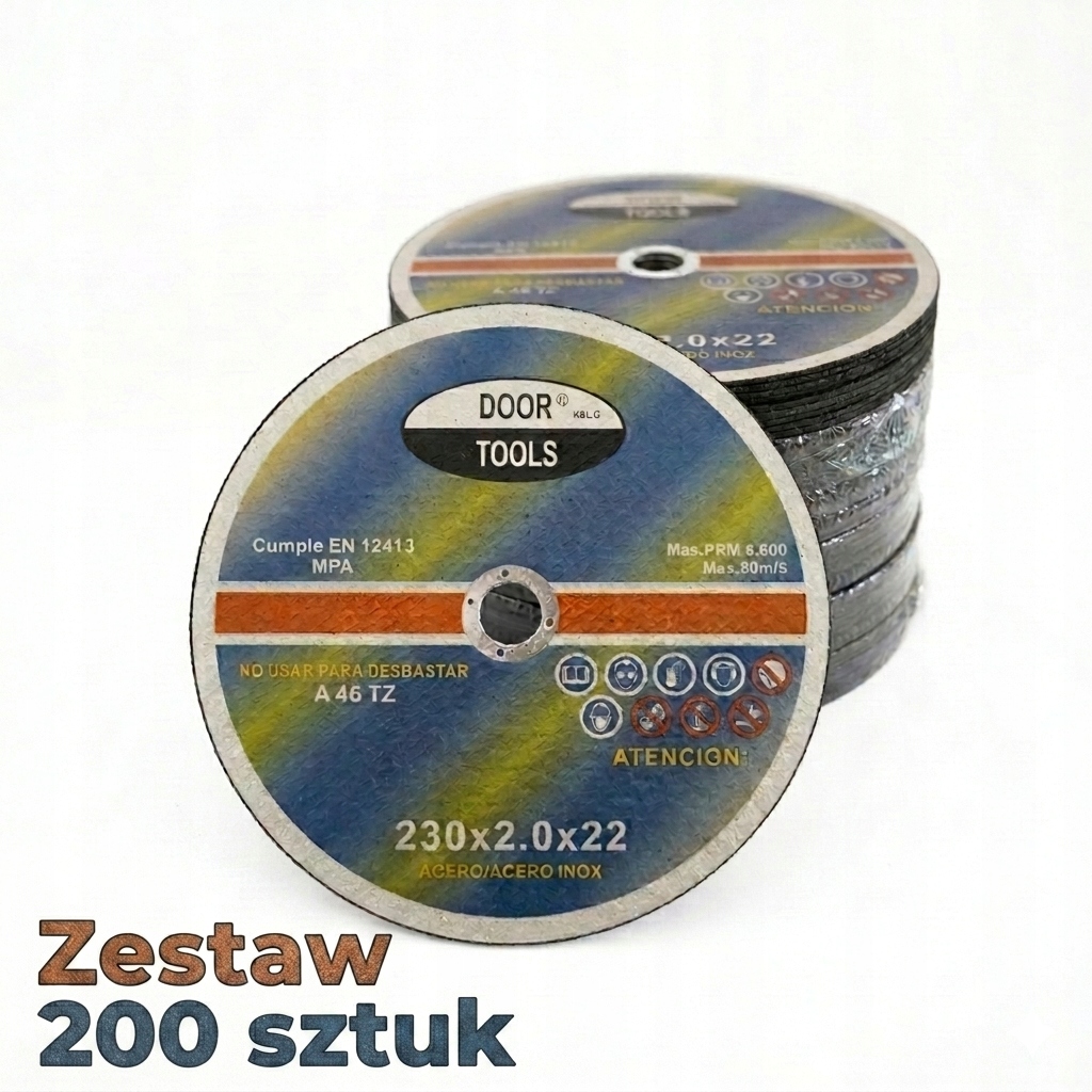 Tarcza do cięcia metalu stali aluminium 230x2.0mm wydajna