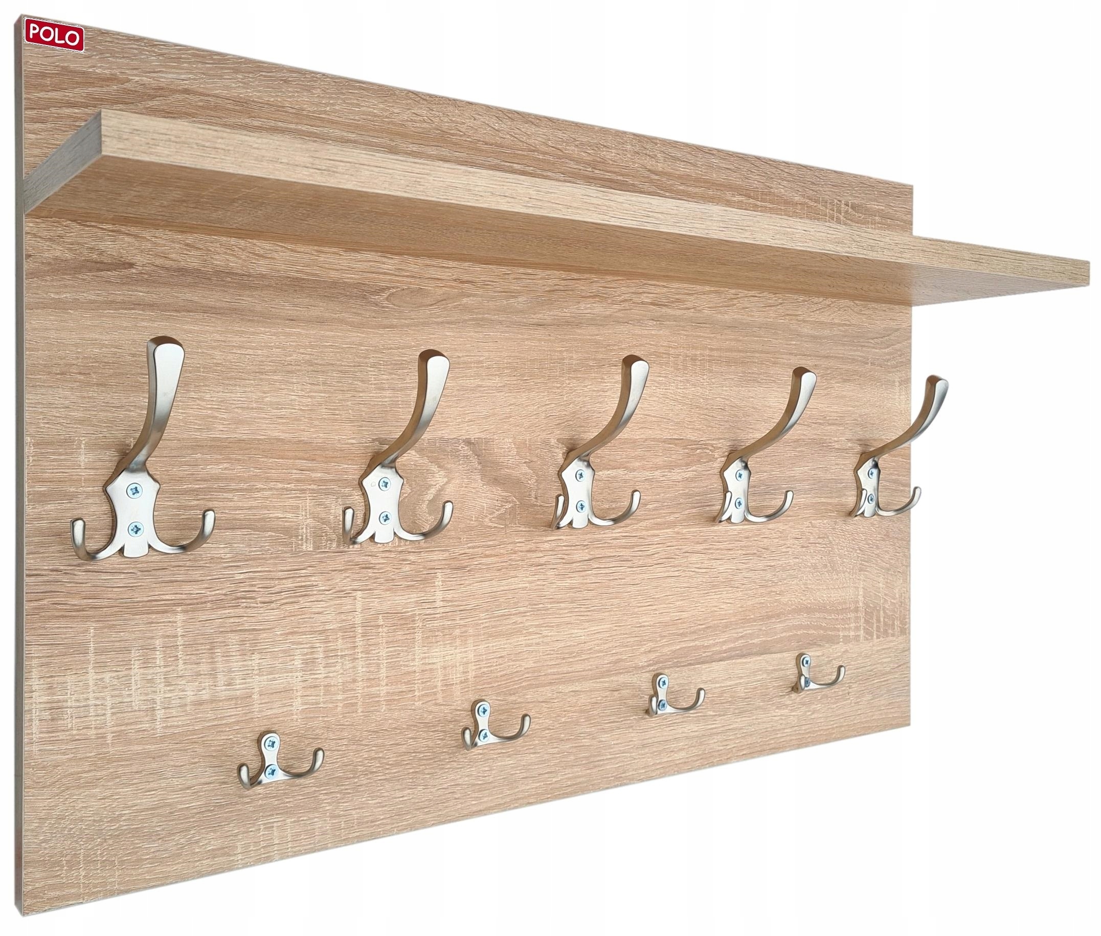 

Duży Wieszak Na Ubrania Dąb Sonoma - 9 Uchwytów !!