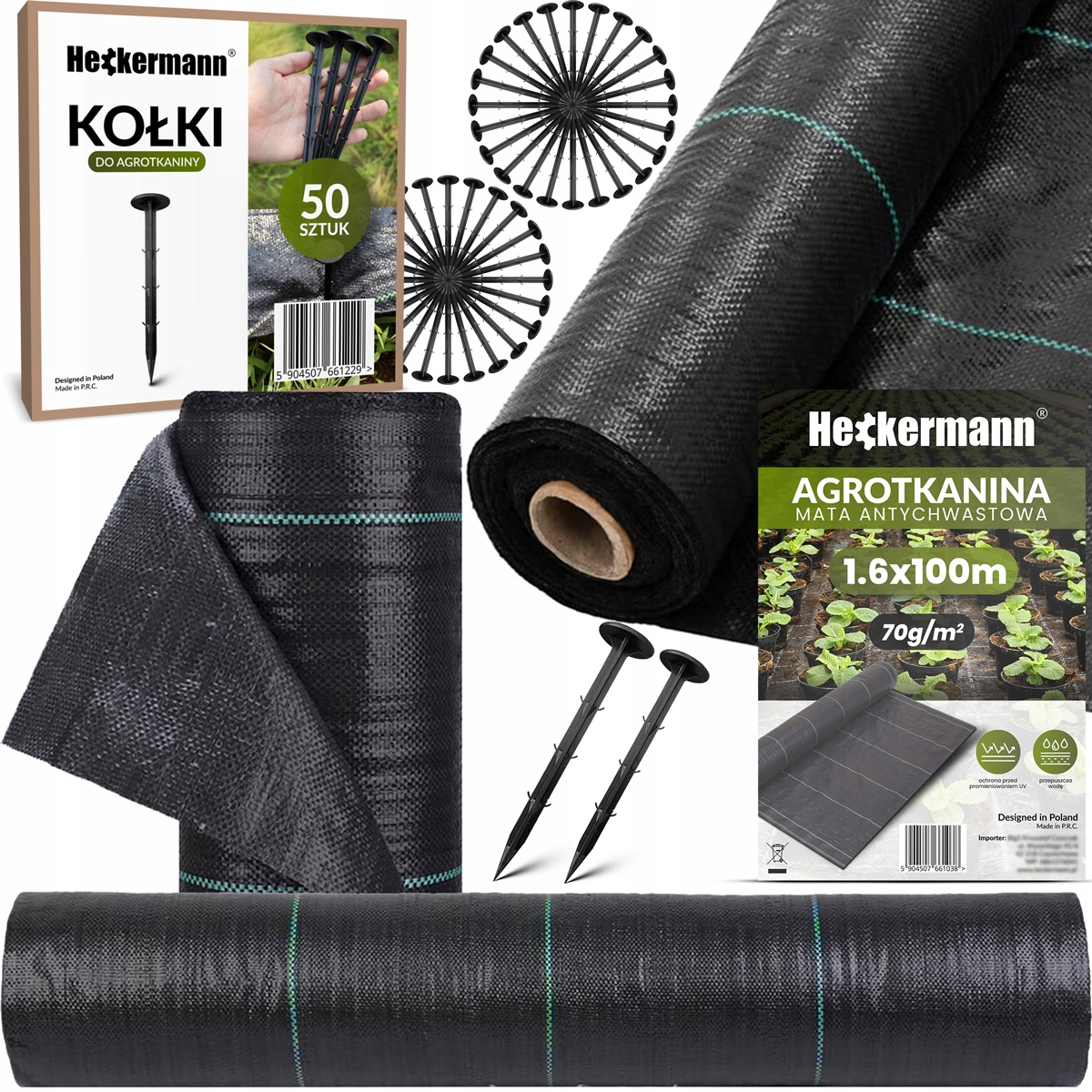

Agrowłóknina Mata Agrotkanina 1,6x100m 50x Kołki