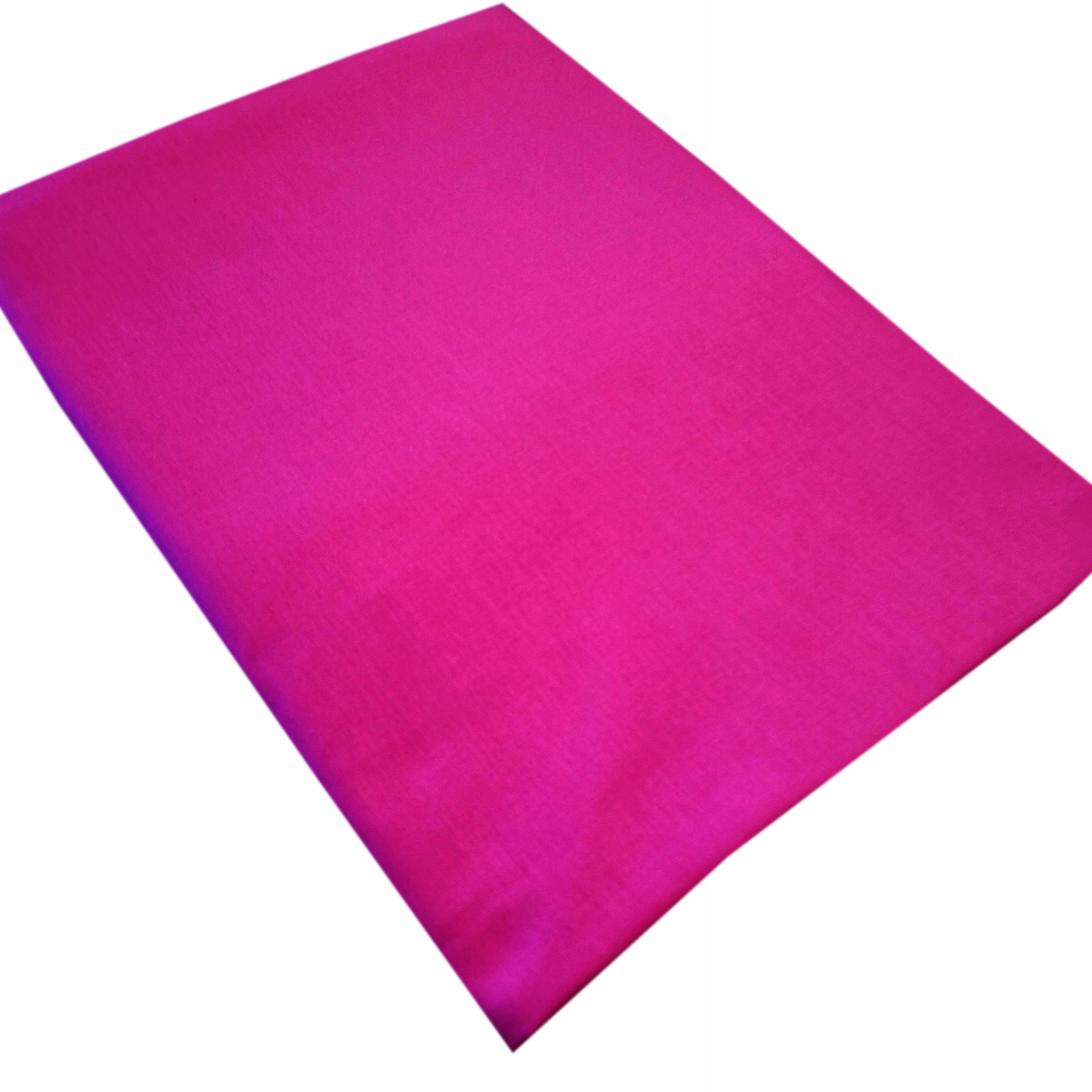 

Malinowe Prześcieradło Bawełna 160x200 Bez Gumki