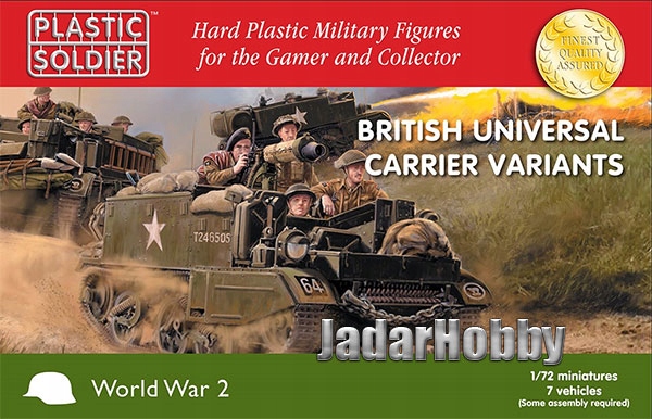 Plastový voják 1/72 WW2V20033 Britské univerzální varianty nosiče
