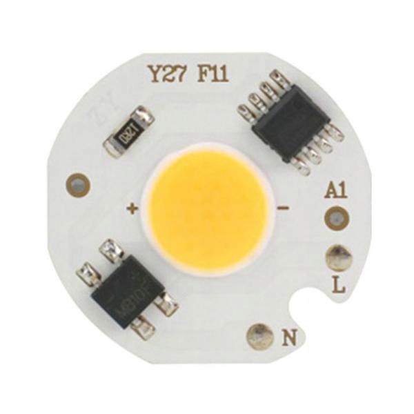 

Led Cob 3W Biała Ciepła 230V Bez Zasilacza