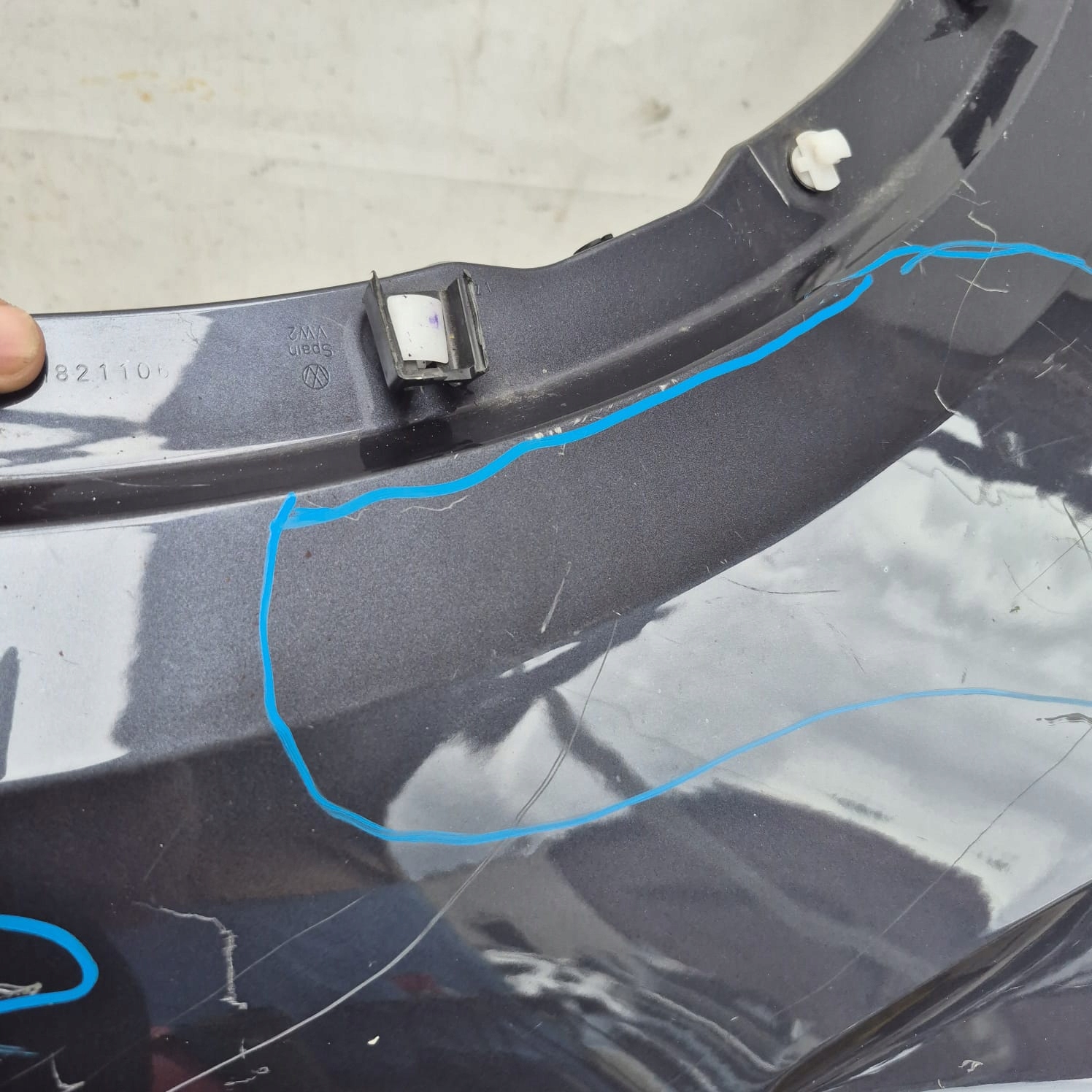 VW T-CROSS 18-> fender front front right