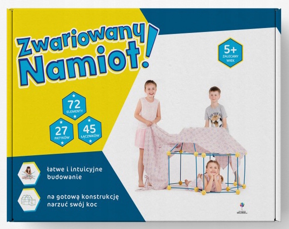 

Zwariowany Namiot Domek Baza Konstrukcyjny 72 elem
