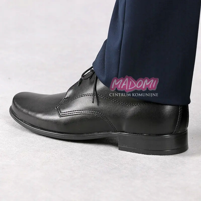 Buty wizytowe dla chłopca czarne obuwie chłopięce do komunii komunia 10C-29 Rozmiar 29