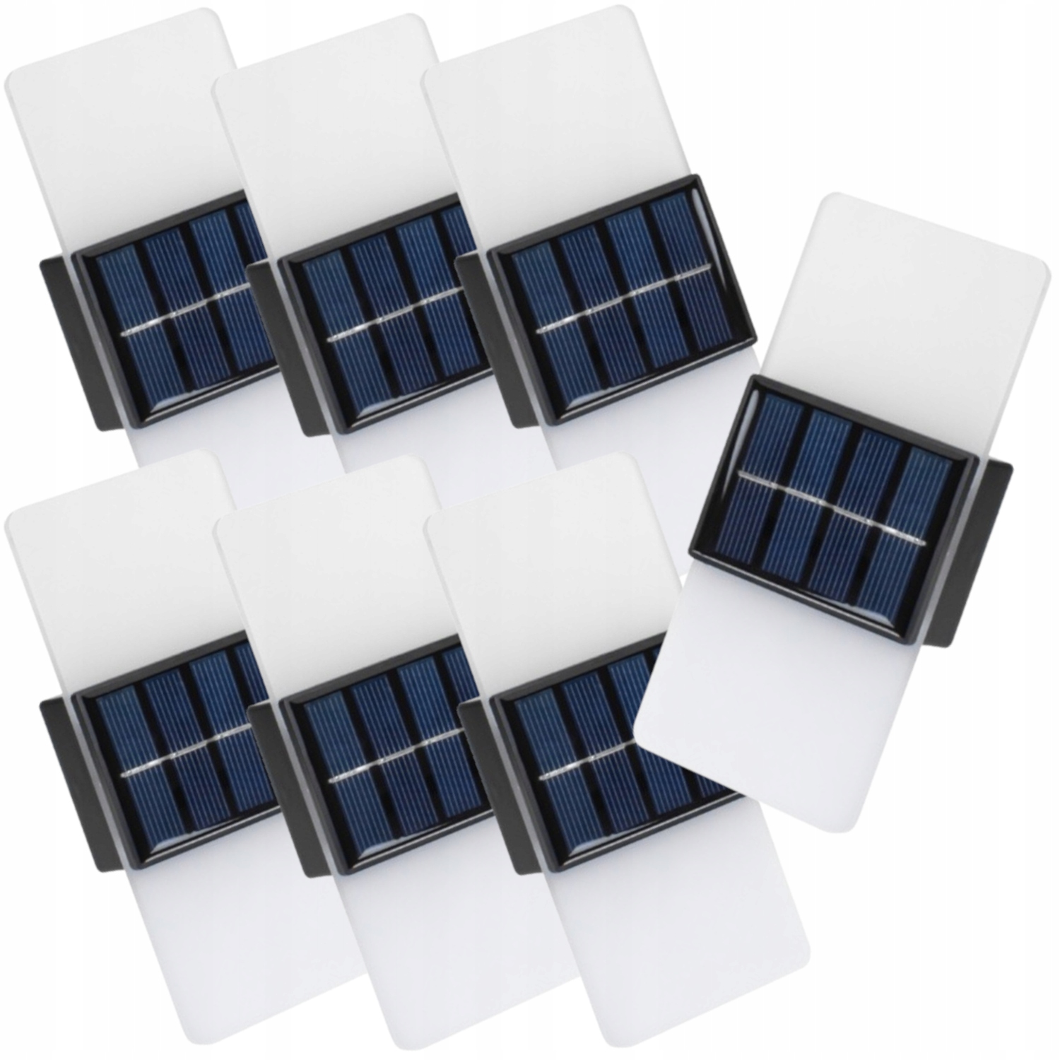 7 x solární nástěnné svítidlo Solární lampa Akryl Led Venkovní vodotěsný senzor