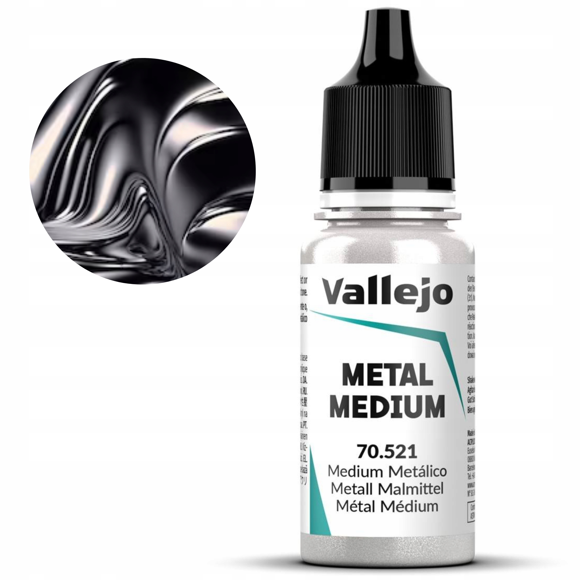 Medium Malarskie Vallejo Metal Medium 18ML 70.521