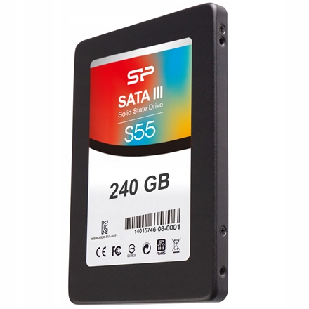 Silicon Power Dysk półprzewodnikowy 240 Gb Slim S55 2,5" Sata 6 G