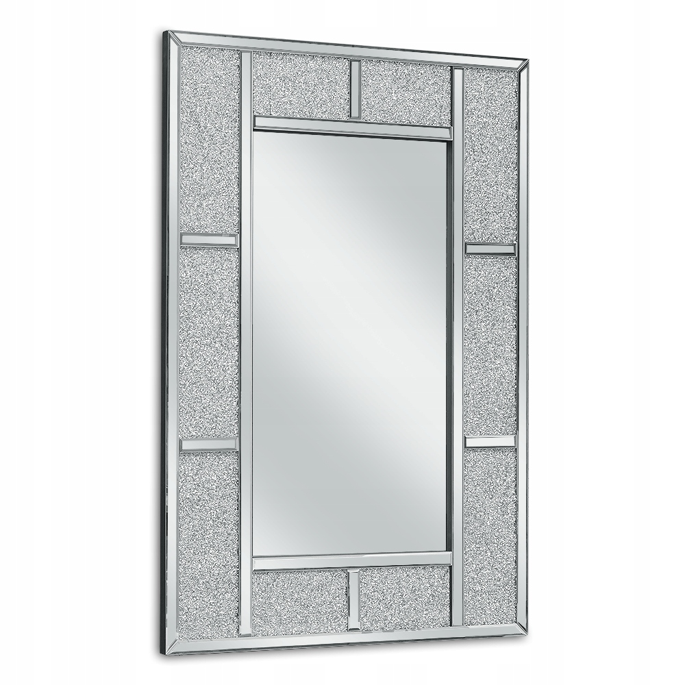 

Lustro Glamour Duża Rama Lustrzana Z Kryształem