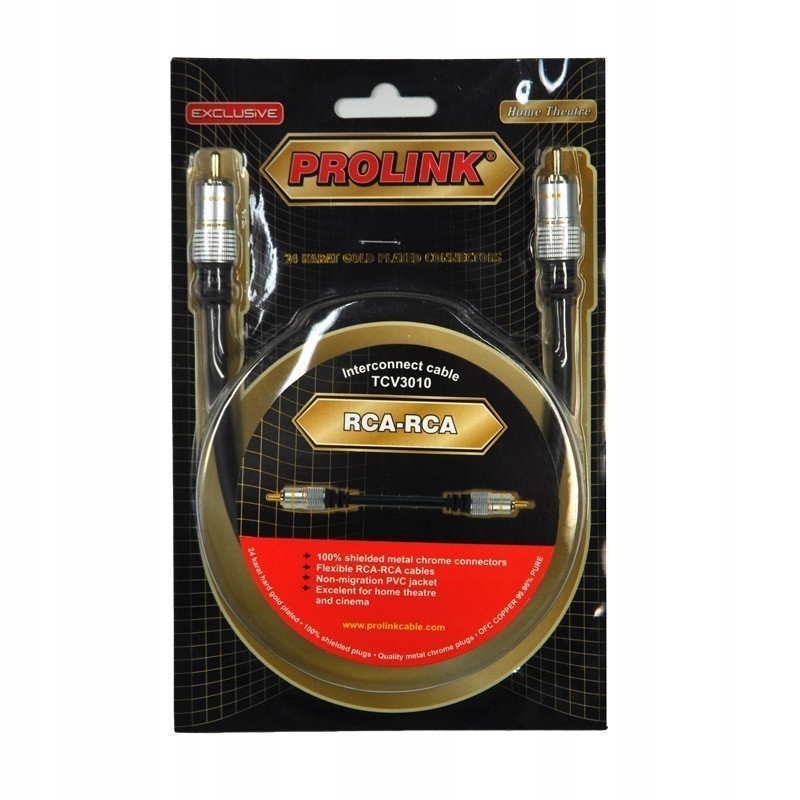 Kabel SPDIF Coaxial 0,5m Prolink EX TCV3010 CVBS Marka Pro-Link