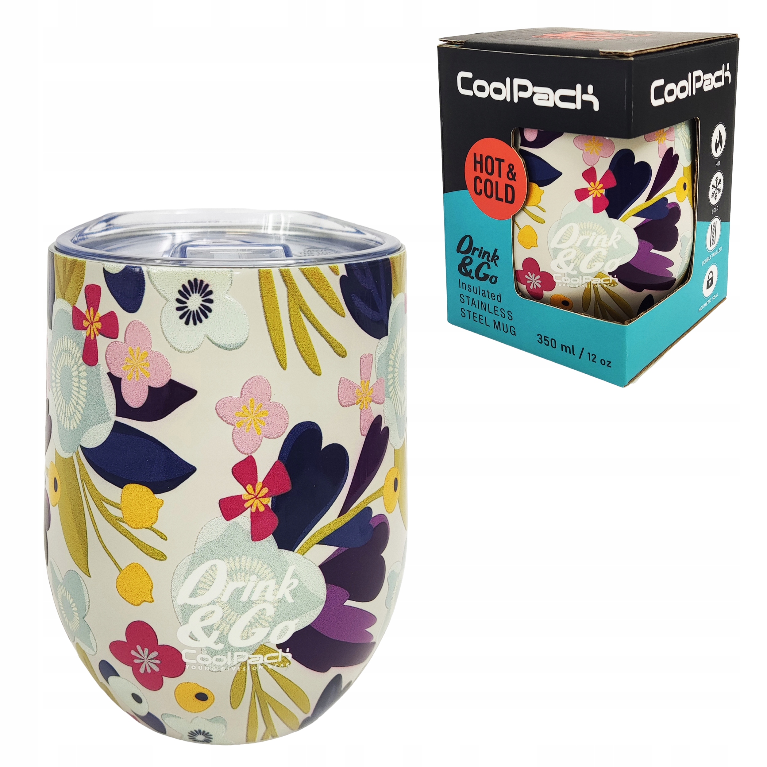 Kubek Termiczny 350ml Flower Me Coolpack Z22740 Coolpack