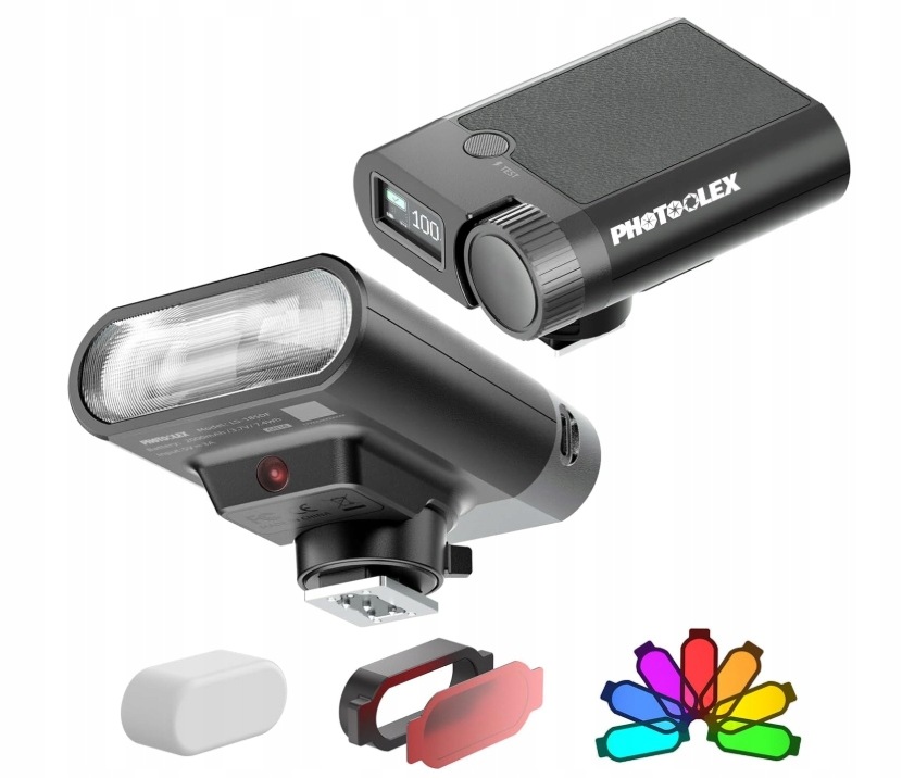 Photoolex G01 Mini blesk GN16 pro fotoaparát – 10 úrovní výkonu