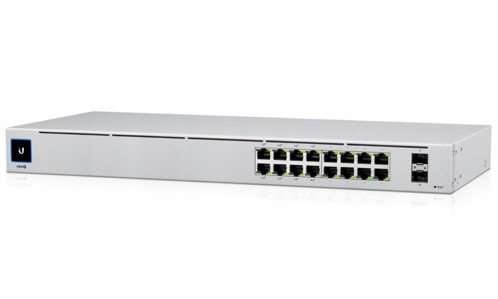 Ubnt Unifem Switch usw-16-POE Gen2 16x Gbit RJ45, 2x Sfp, 8x PoE 802.3af