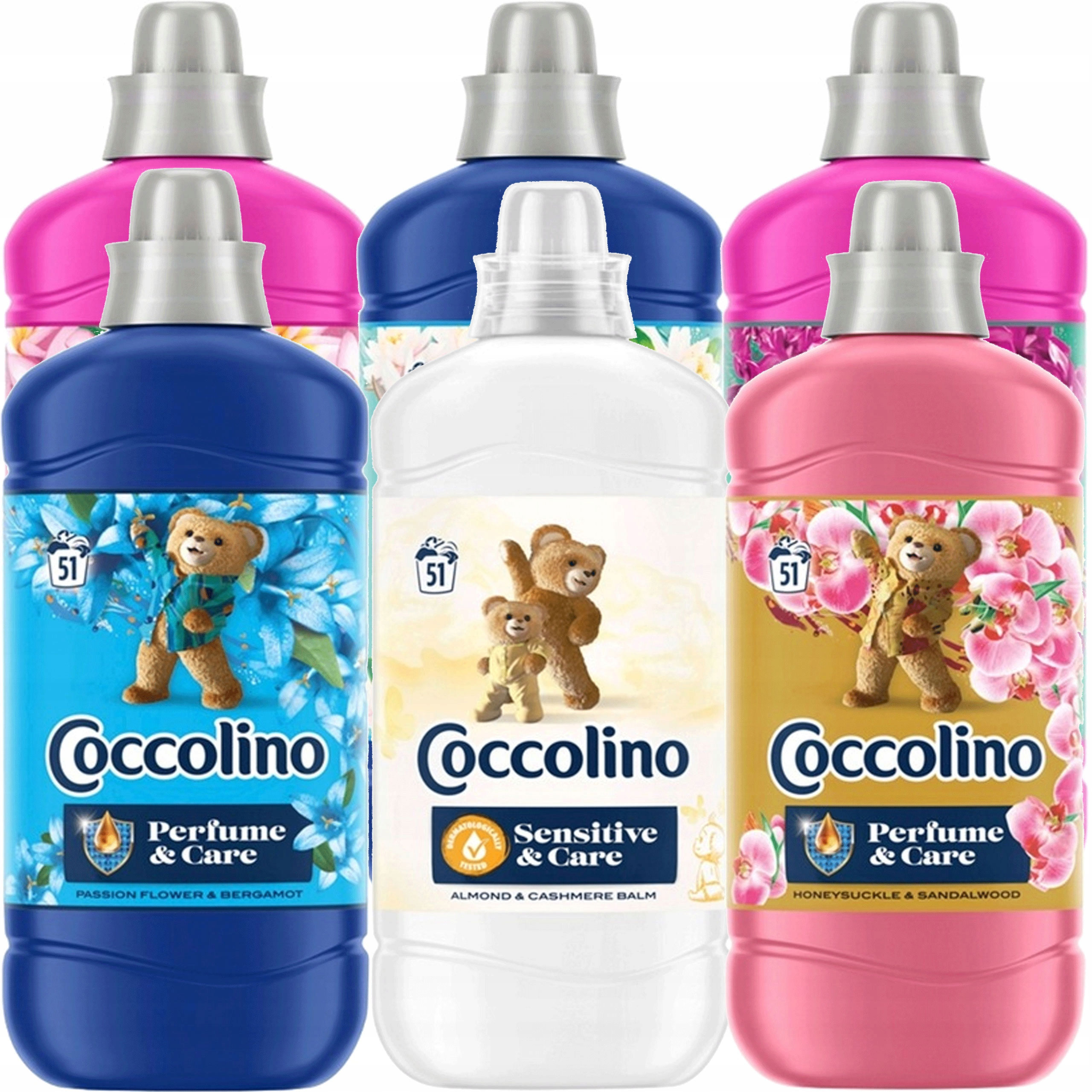 Levně Sada Coccolino Creations Cashmere Balm & Snapdragon 1,275l x6 MIX, celkem 7,65l