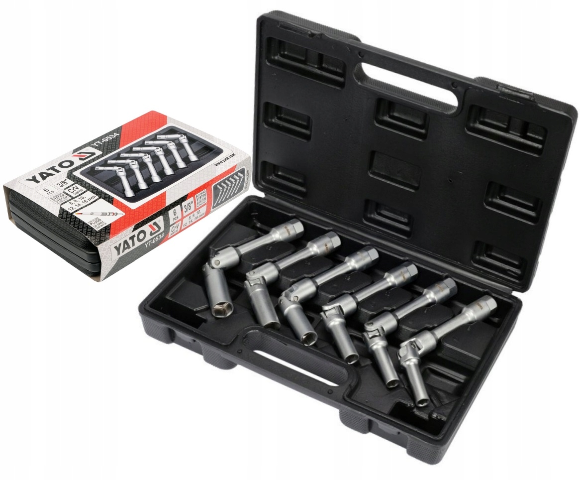 YATO YT-0534 НАБІР КЛЮЧІВ ДЛЯ СВІЧОК РОЗЖАРЮВАННЯ 6 ШТ.