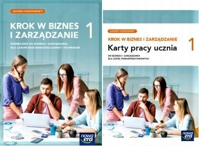 KROK W BIZNES I ZARZĄDZANIE 1 ZESTAW PODR. + KP