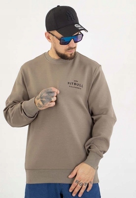 Mikina Pit Bull Bez Kapuce Sampson taupe