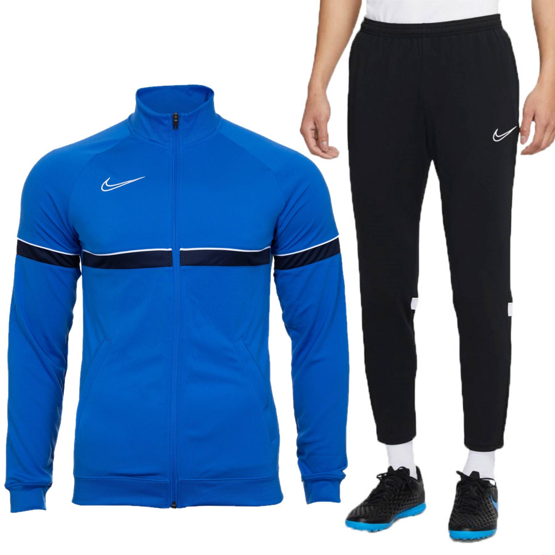 

Dres męski Nike Dri-FIT Academy niebiesko czarny