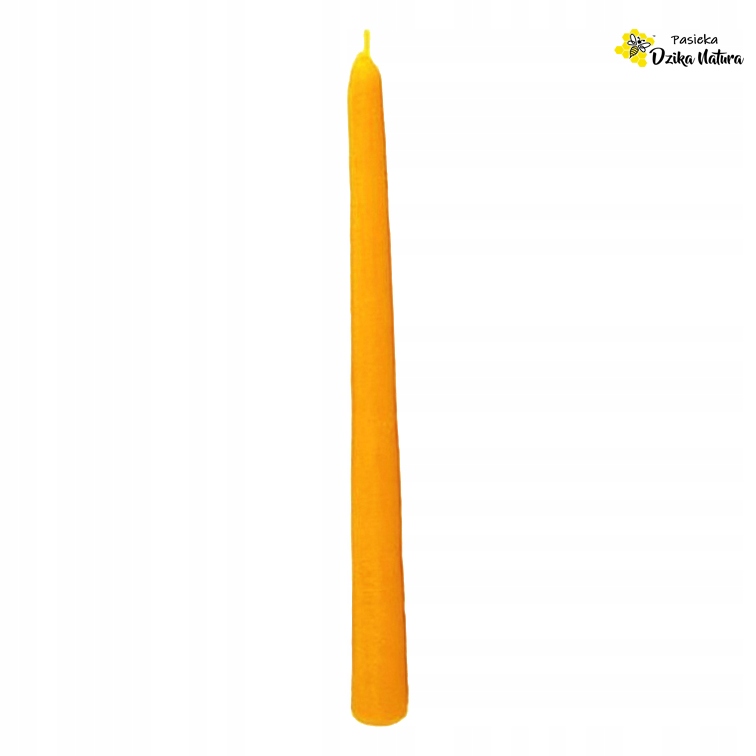 

Świeczka z wosku pszczelego "Stożkowa"