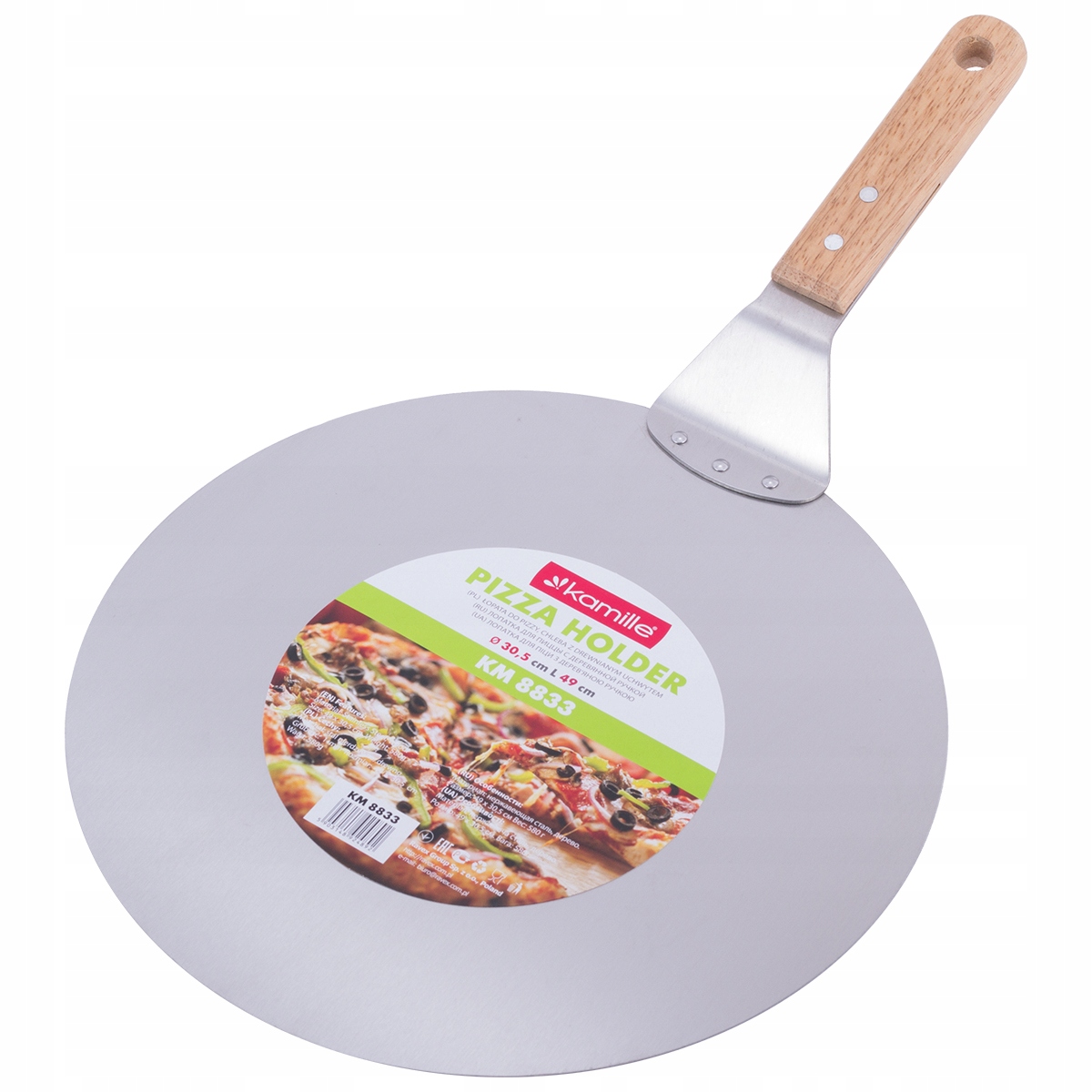 

Łopata Do Pizzy Chleba Piec Okrągła 30 CM Kamille