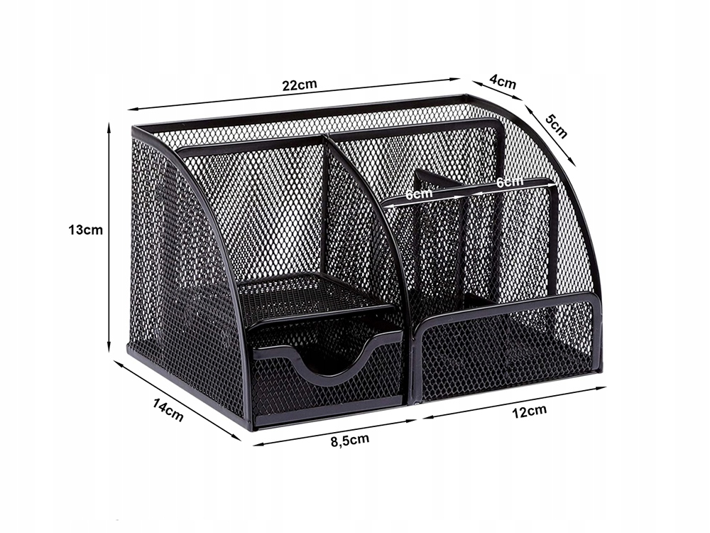 PRZYBORNIK ORGANIZER NA BIURKO 6 KOMÓR SZUFLADKA EAN (GTIN) 5907451330722