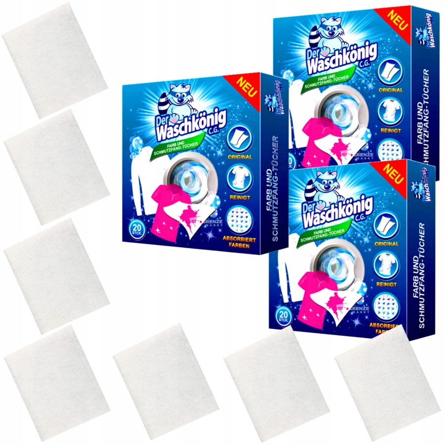 

Waschkonig Chusteczki wyłapujące brud 60szt