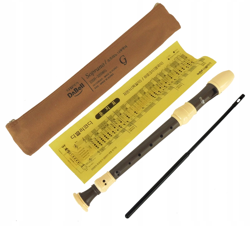 Dabell DSR-320G flet sopranowy z pokrowcem BRĄZOWY