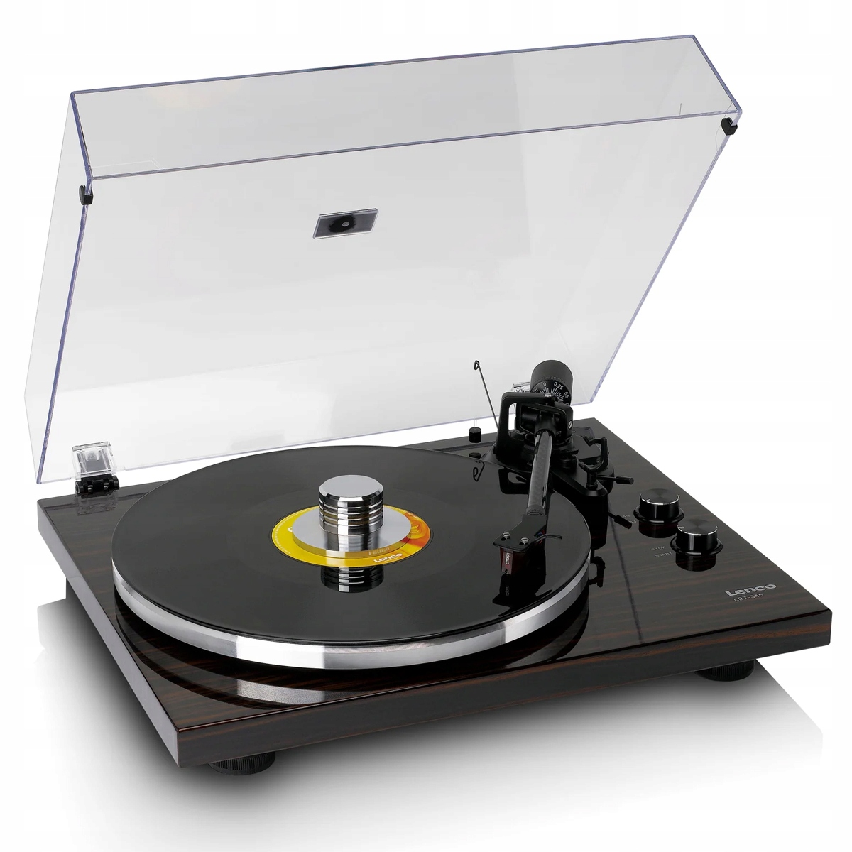 Gramofón s Bluetooth a vložkou Ortofon 2M Red Lenco LBT-345WA, Orech