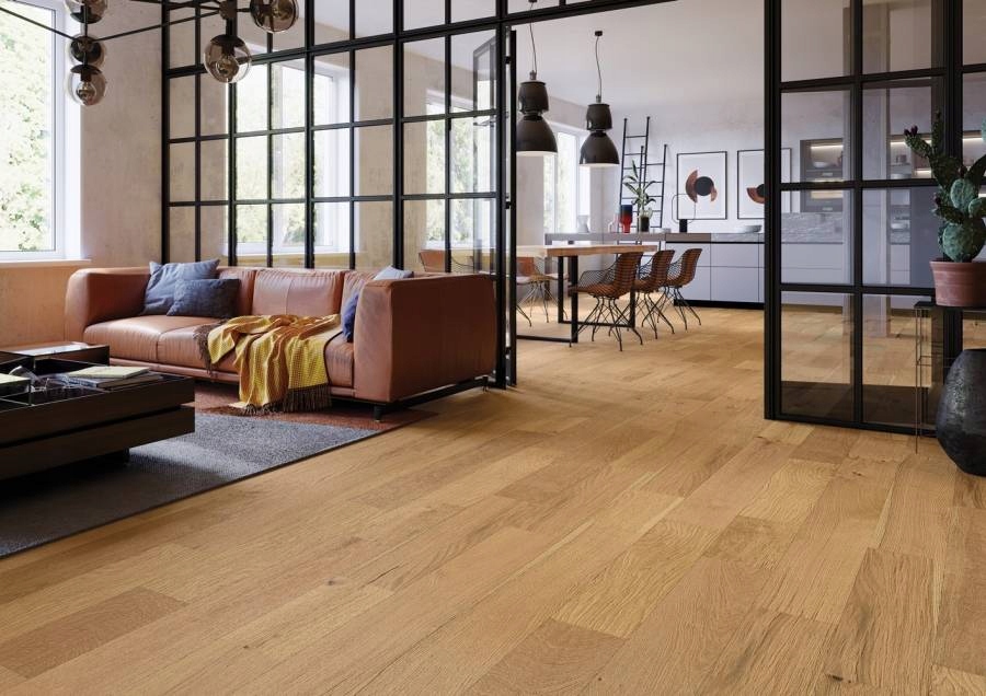 DREWNO DĄB 1 LAMELOWY Family 14mm FUGA Barlinek Długość 725 mm