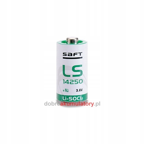 

Bateria litowa Saft LS14250 3.6V Żywotność 20 lat